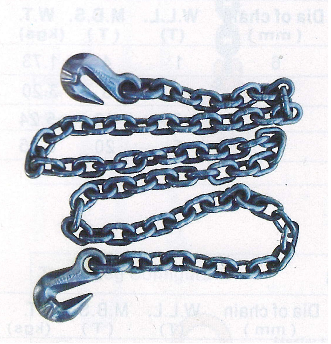 Binder Chain Two Hooks at Both Ends Grade 80